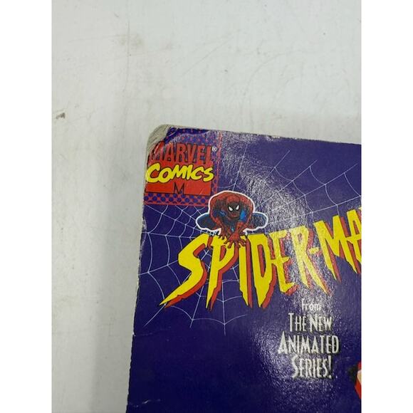 NEW Toy Biz Vulture Vs Spider-Man Web of Steel Die Cast Mini Action Figure - Picture 6 of 7